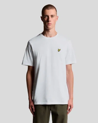 Lyle & Scott Crew Neck Short Sleeve T-shirt In Blue