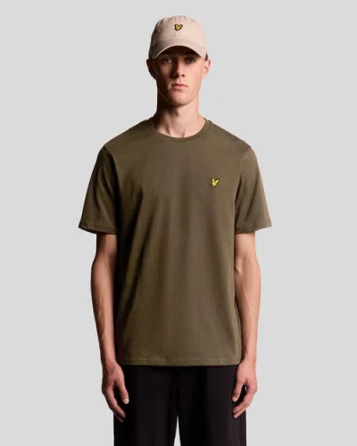 Lyle & Scott Crew Neck Short Sleeve T-shirt In Green