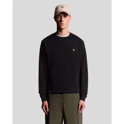 Lyle & Scott Crew Neck Sweater In Black