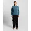 Lyle & Scott Crew Neck Sweater In Blue