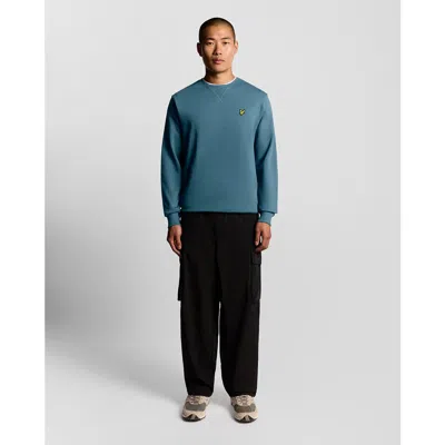 Lyle & Scott Crew Neck Sweater In Blue