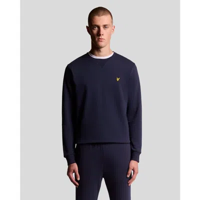 Lyle & Scott Crew Neck Sweater In Blue