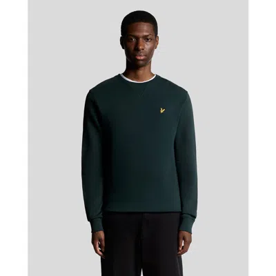 Lyle & Scott Crew Neck Sweater In Green