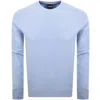 Lyle & Scott Lyle And Scott Tonal Superfine Knit Jumper Blue In Blue