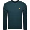 Lyle & Scott Lyle And Scott Crew Neck Sweatshirt Blue In Blue