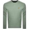 Lyle & Scott Lyle And Scott Crew Neck Sweatshirt Green In Green