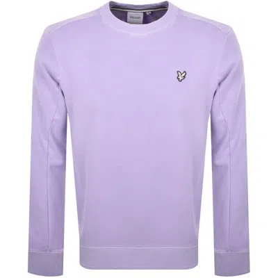 Lyle & Scott Lyle And Scott Crew Neck Sweatshirt Lilac