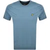 Lyle & Scott Lyle And Scott Crew Neck T Shirt Blue In Blue