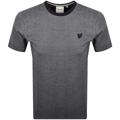 Lyle & Scott Lyle And Scott Crew Neck T Shirt Blue In Gray