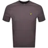 Lyle & Scott Lyle And Scott Crew Neck T Shirt Espresso In Brown
