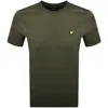 Lyle & Scott Lyle And Scott Crew Neck T Shirt Green In Green
