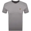 Lyle & Scott Lyle And Scott Crew Neck T Shirt Gull Grey In Gray