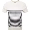 Lyle & Scott Lyle And Scott Crew Neck T Shirt Off White In Multi
