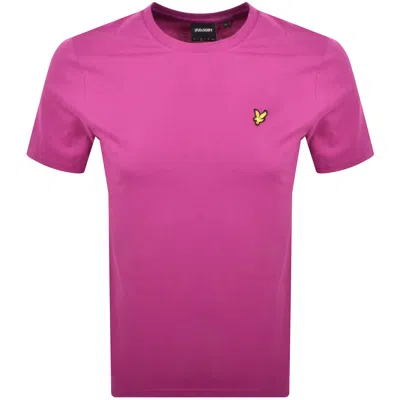Lyle & Scott Lyle And Scott Crew Neck T Shirt Pink