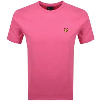 Lyle & Scott Lyle And Scott Crew Neck T Shirt Pink