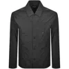 Lyle & Scott Lyle And Scott Crinkled Nylon Overshirt Black Ice In Animal Print