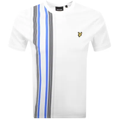 Lyle & Scott Lyle And Scott Deck Stripe T Shirt White