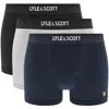 Lyle & Scott Lyle And Scott Devon Three Pack Trunks In Multi