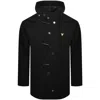 Lyle & Scott Lyle And Scott Duffle Coat Jet Black In Black