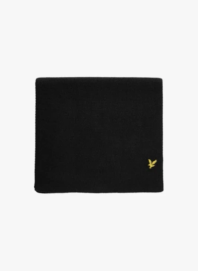 Lyle & Scott Echarpe À Logo In Black