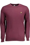 LYLE & SCOTT ELEGANT PURPLE COTTON-WOOL BLEND SWEATER