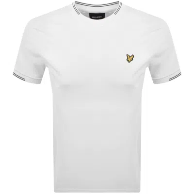 Lyle & Scott Lyle And Scott Fine Tipped T Shirt White