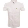 LYLE & SCOTT LYLE AND SCOTT GINGHAM CHECK SHIRT WHITE