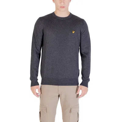 Lyle & Scott Gray Cotton Sweatshirt In Black