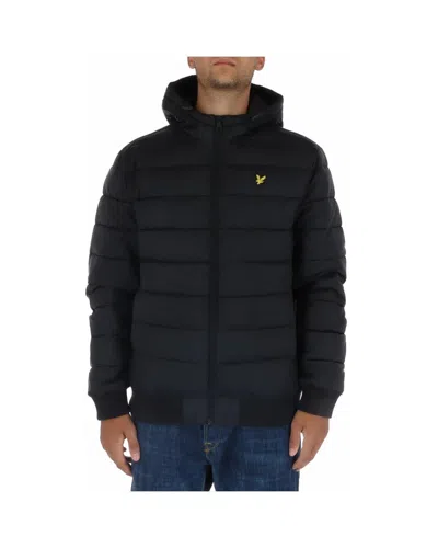 Lyle & Scott Gray Elastane Clothing In Black