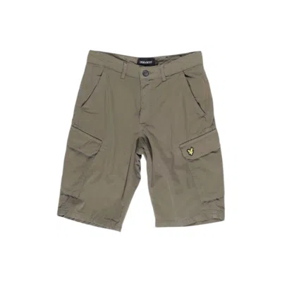 Lyle & Scott Green Cotton Bermuda Shorts