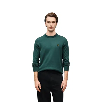 Lyle & Scott Green Cotton Sweater