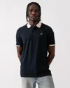 Lyle & Scott Half Tipped Mens Polo Shirt In Blue