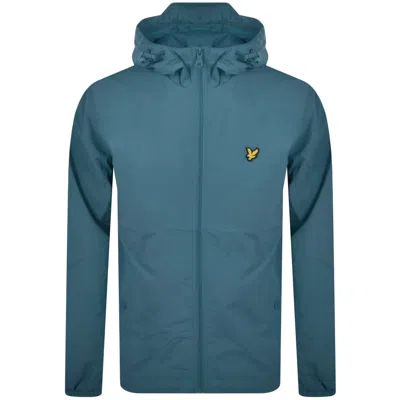 Lyle & Scott Lyle And Scott Hooded Pocket Jacket Blue