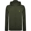 Lyle & Scott Lyle And Scott Hooded Pocket Jacket Green In Green