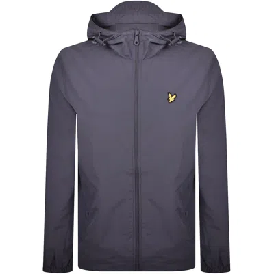 Lyle & Scott Lyle And Scott Hooded Pocket Jacket Grey In Multi
