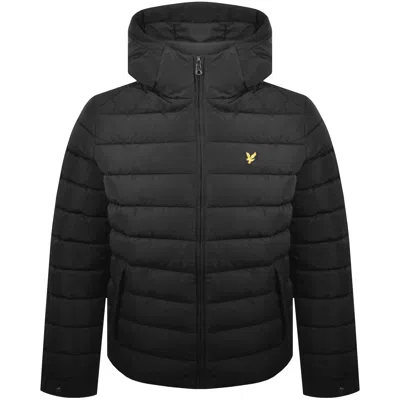 Lyle & Scott Lyle And Scott Hooded Quilted Jacket Jet Black