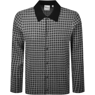 Lyle & Scott Lyle And Scott Jacquard Cardigan Black