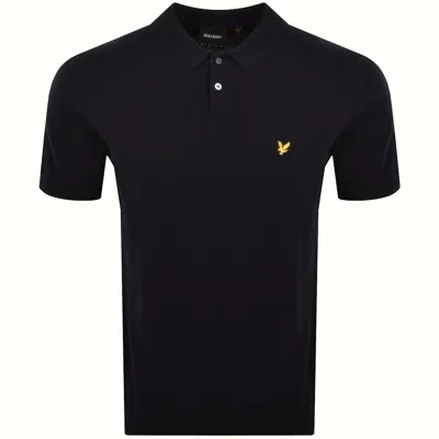 Lyle & Scott Lyle And Scott Knit Polo Dark Navy In Multi