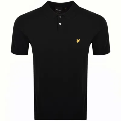Lyle & Scott Lyle And Scott Knit Polo Jet Black