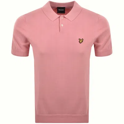 Lyle & Scott Lyle And Scott Knit Polo Pink