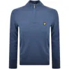 Lyle & Scott Lyle And Scott Knitted Jumper Blue In Blue