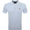Lyle & Scott Lyle And Scott Knitted Polo T Shirt Blue In Blue