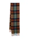 Lyle & Scott Logo-embroidered Scarf In Multi