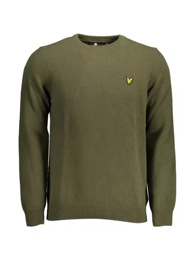 Lyle & Scott Logo-patch Sweater In Green