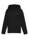 Lyle & Scott Long-sleeve Hoodie In Black