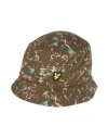 Lyle & Scott Man Hat Military Green Size Onesize Organic Cotton In Green