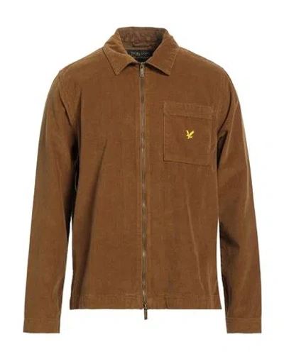 Lyle & Scott Man Jacket Brown Size S Cotton