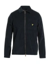 Lyle & Scott Man Jacket Midnight Blue Size S Cotton In Blue
