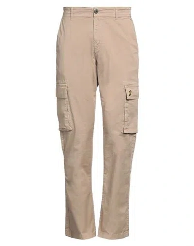 Lyle & Scott Man Pants Beige Size 31 Cotton, Elastane In Pink