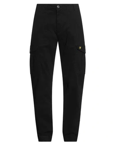 Lyle & Scott Man Pants Black Size 33 Cotton, Elastane